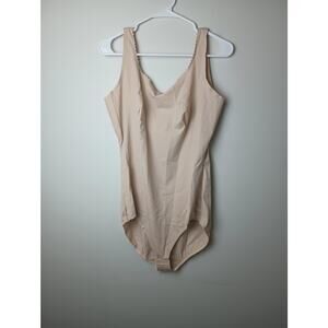 Women's Plus Size Shapewear Body Shapewear Tan Snap Seamless Size 3X